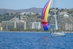 VELERO PARTICIPANTE FRENTE FUENTE PIEDRA PUERTA DEL MAR ALMUÑECAR 16