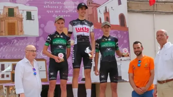 El ciclista de Almuñécar Fran Álvarez Alabarce segundo en el premio de la montaña en el Trofeo Lagunas y Ajos celebrado en Ossa de Montiel