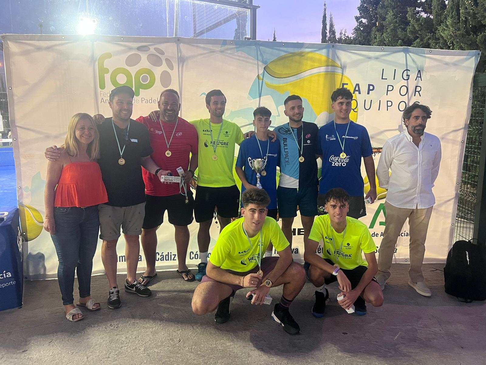 Almuñécar Campeón de Andalucía de la Liga Federada de Pádel por equipos oro masculino