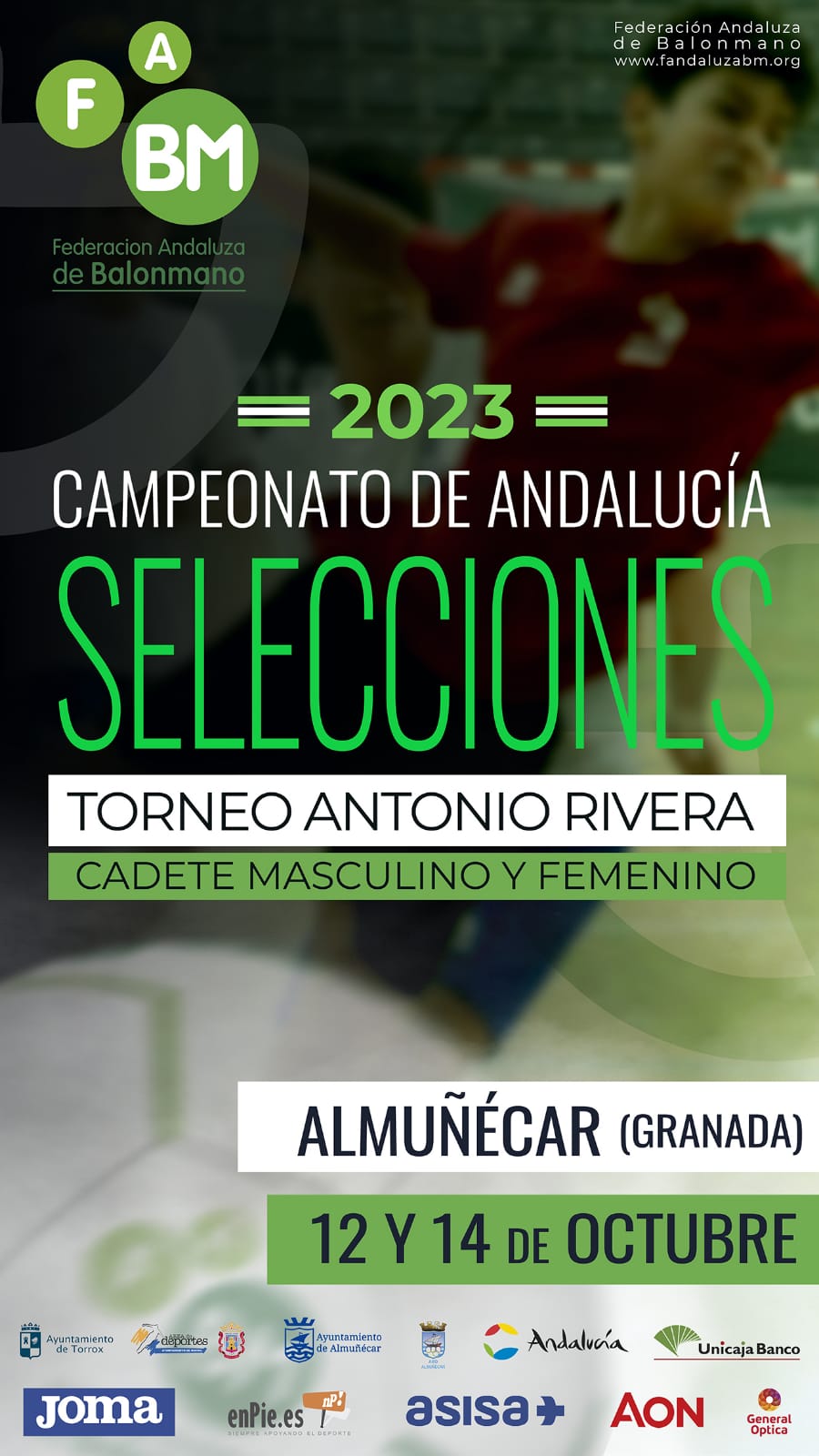 Almuñécar Campeonato de Andalucía de Balonmano cadete 2023
