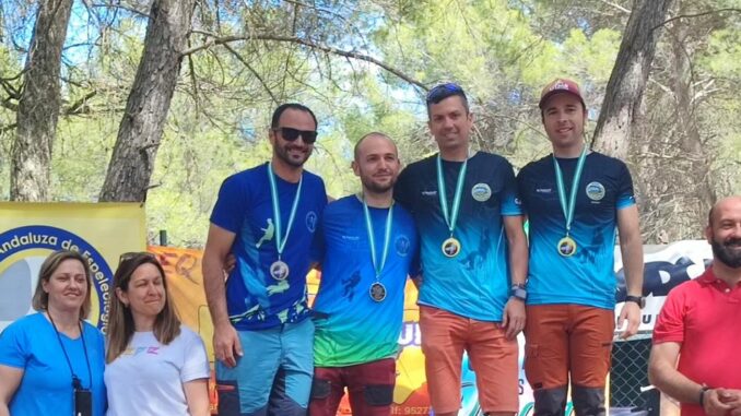 Espeleología Almuñécar XXIII Campeonato Andaluz de Descenso de Cañones en Pozo de Alcón