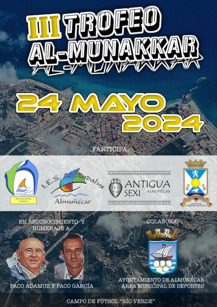 Cartel III Trofeo Al-Munakkar Fútbol Almuñécar