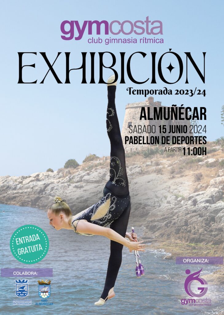 Exhibición gimnasia rítmica Almuñécar 2024