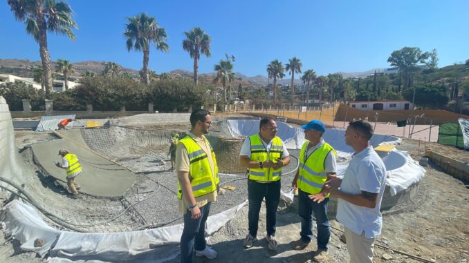 Obras pistas de Skate Park y Fun Track en Almuñécar