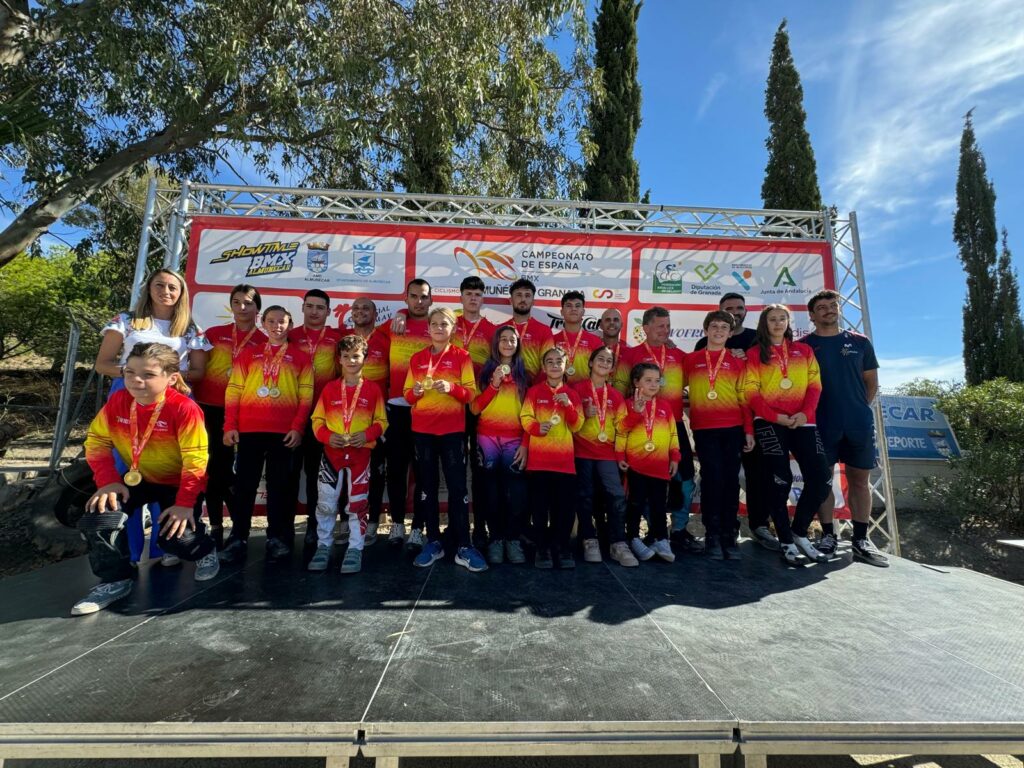 Almuñécar corona a los campeones de España BMX Racing 2024 