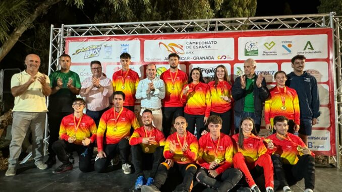 Almuñécar corona a los campeones de España BMX Racing 2024