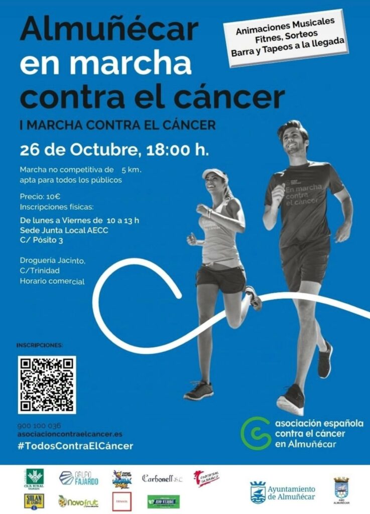 Cartel I Marcha Contra el Cáncer Almuñécar