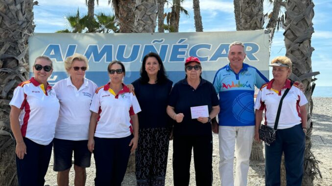 Delegación sevilla ganadora torneo andaluz petanca en Almuñécar