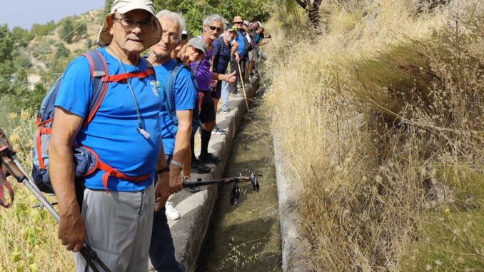 Llegada senderistas Almuñécar A Güéjar Sierra