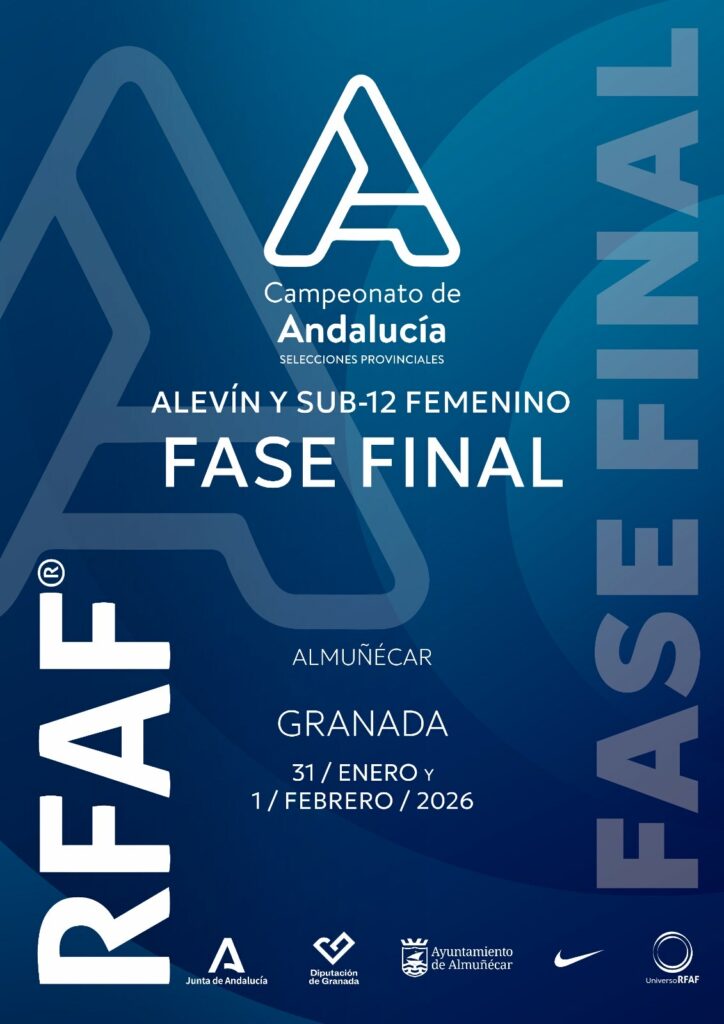 Cartel Campeonatos de Andalucía Alevín masculino y Sub12 femenino Almuñécar
