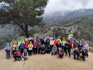 Senderistas Almuñécar en la ruta por la Sierra de Tejeda, Almijara y Alhama 2026